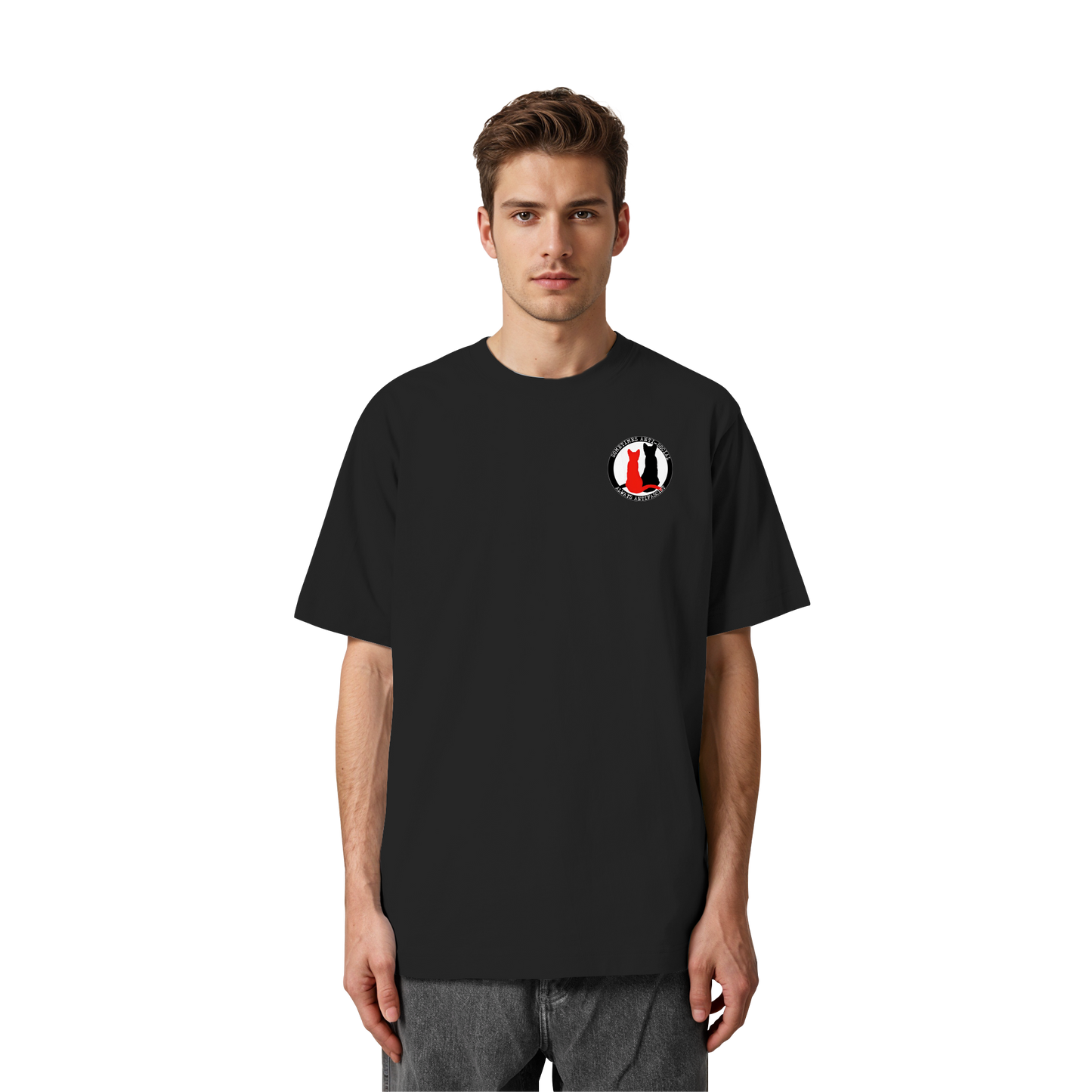 Sometimes Anti-social (Kleiner Druck) - Oversized T-Shirt