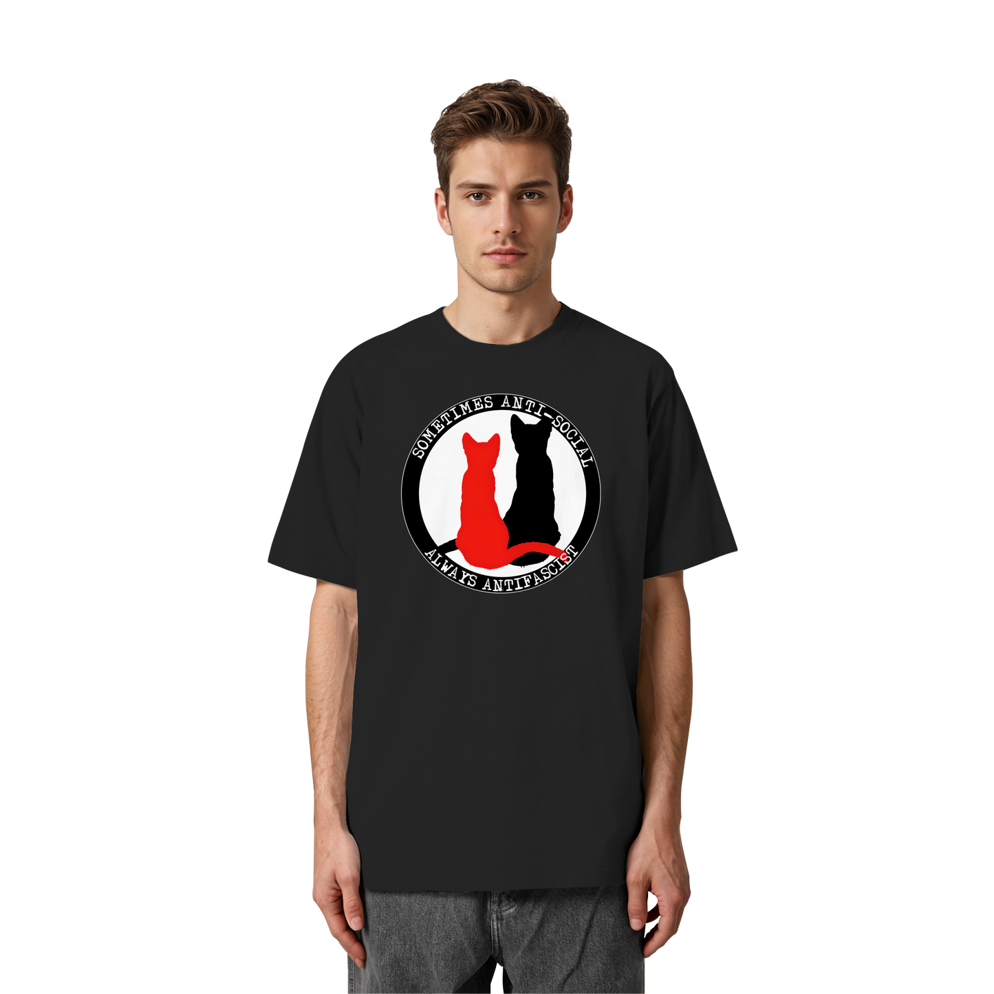 Sometimes Anti-social - Oversized T-Shirt