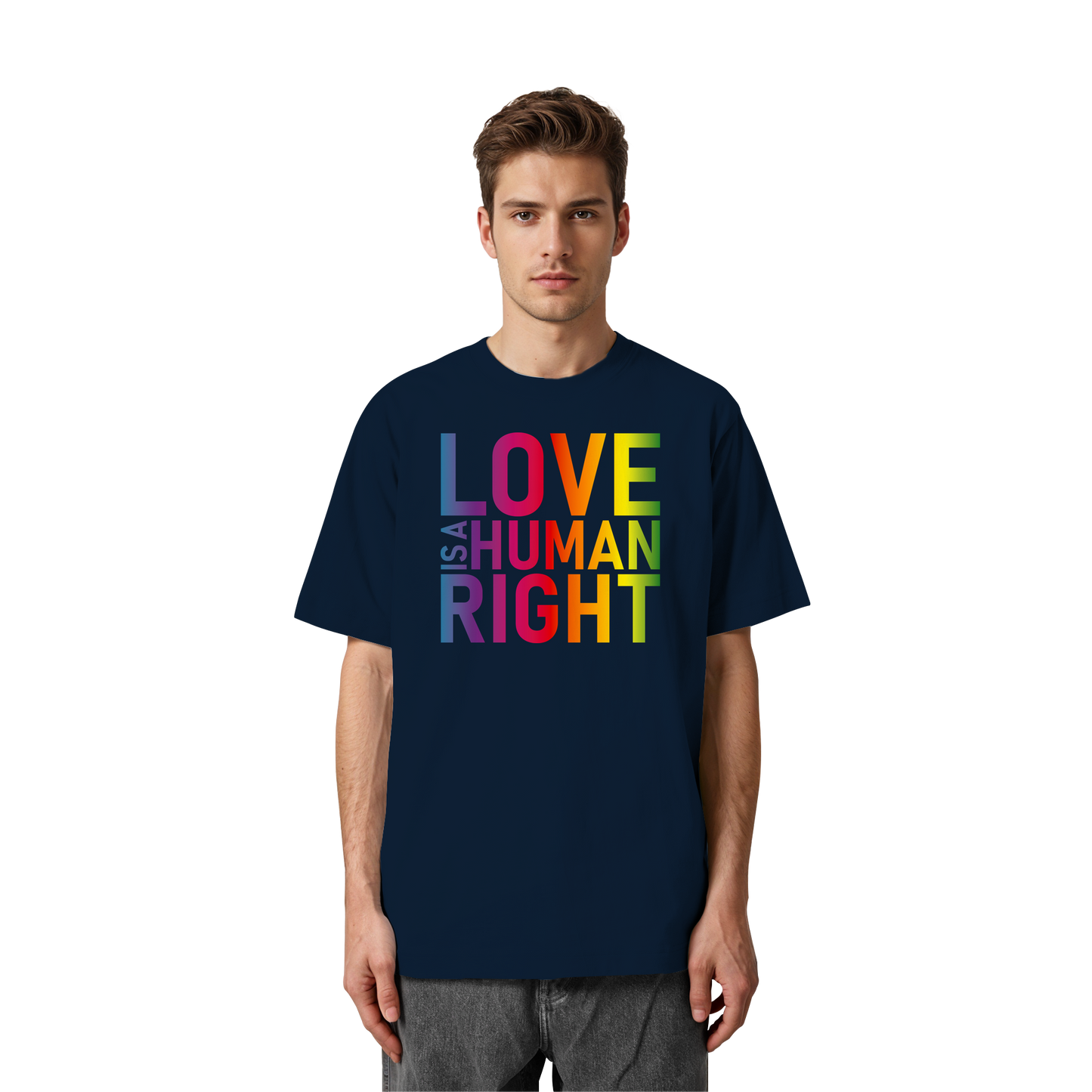 Love is a human right - Oversized T-Shirt