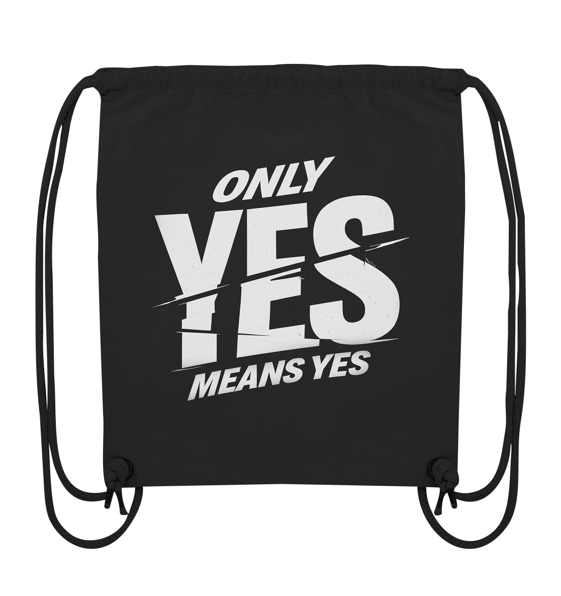 Only yes means yes (Weiß) - Sportbeutel