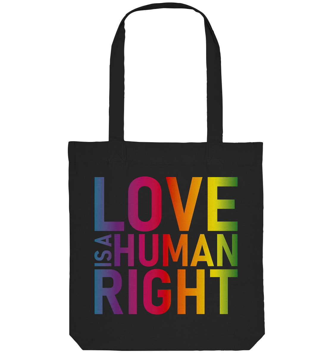 Love is a human right - Tragetasche