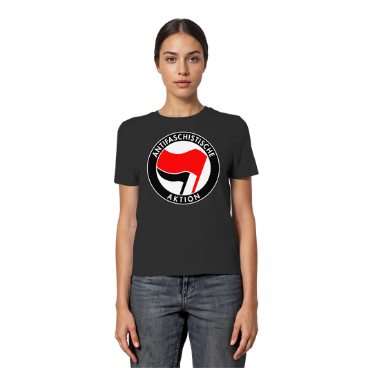 Antifaschistische Aktion - Tailliertes T-Shirt