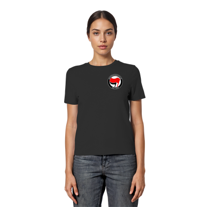 Antifaschistische Aktion (Kleiner Druck) - Tailliertes T-Shirt