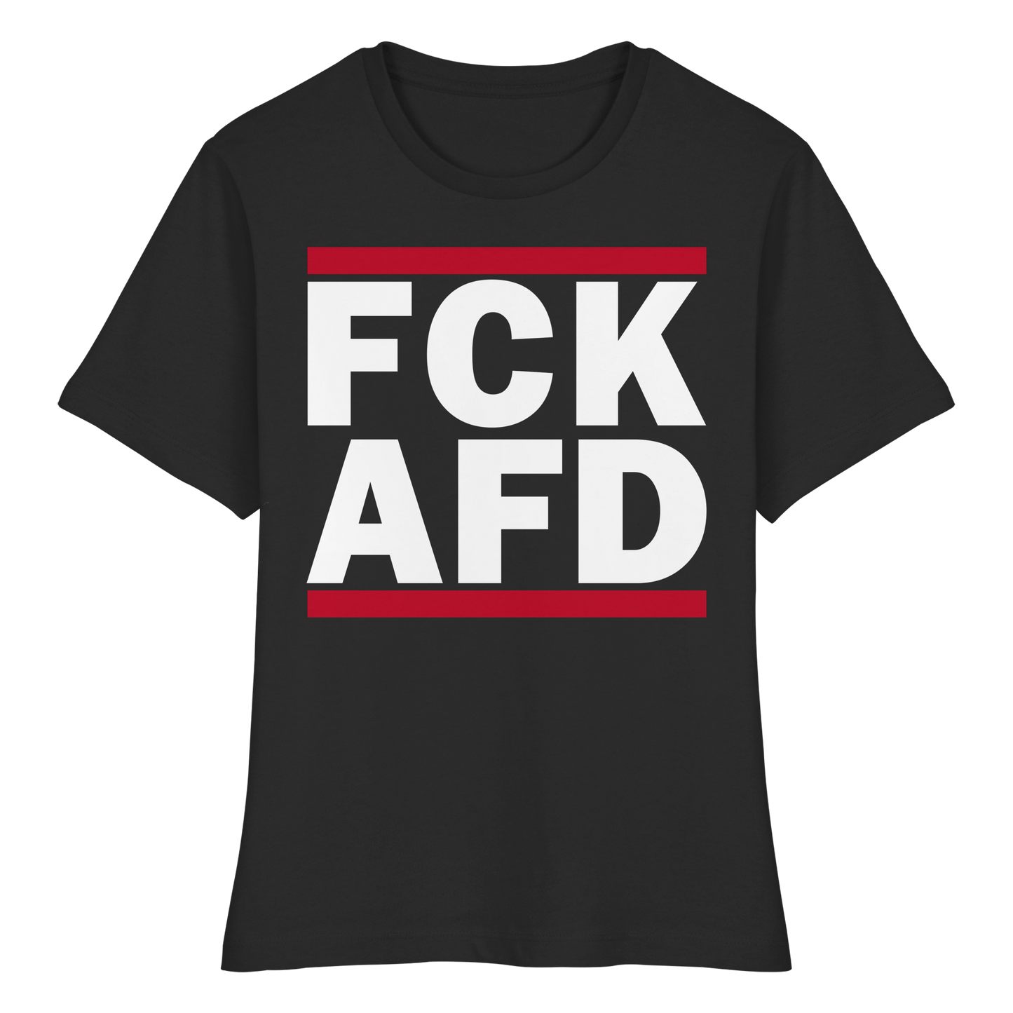 FCK AFD - Tailliertes T-Shirt