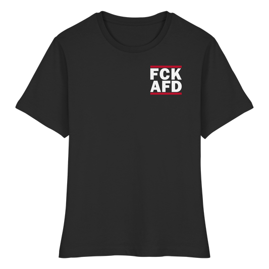 FCK AFD (Kleiner Druck) - Tailliertes T-Shirt