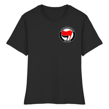 Antifaschistische Aktion (Kleiner Druck) - Tailliertes T-Shirt