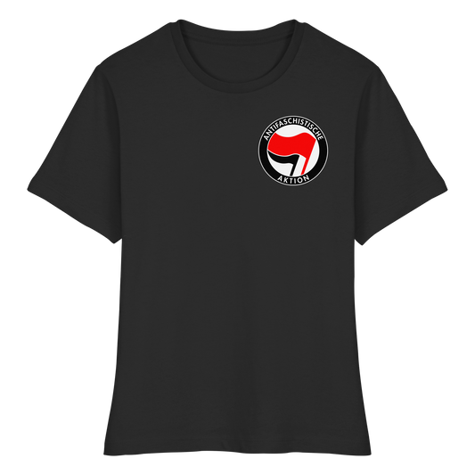 Antifaschistische Aktion (Kleiner Druck) - Tailliertes T-Shirt