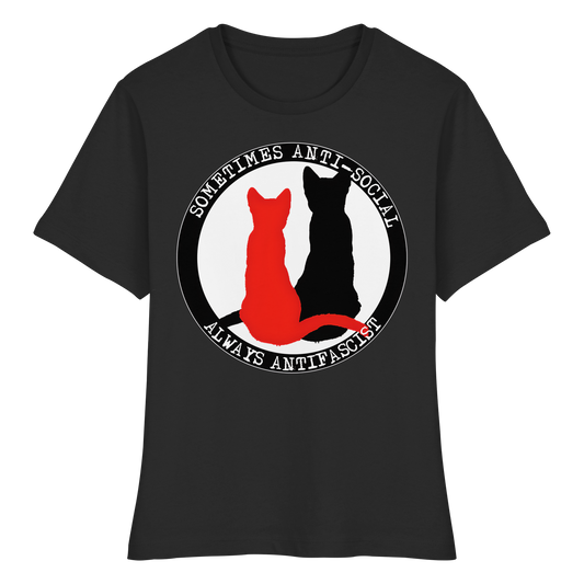 Sometimes Anti-social - Tailliertes T-Shirt