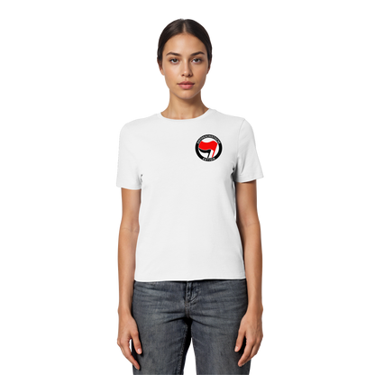 Antifaschistische Aktion (Kleiner Druck) - Tailliertes T-Shirt