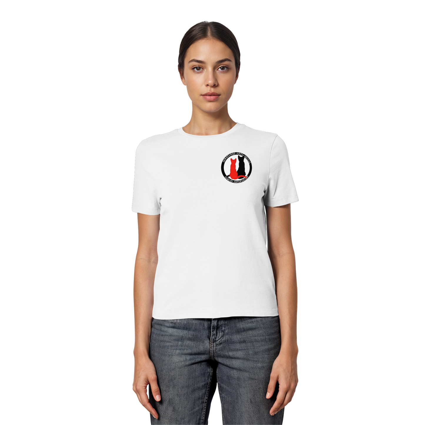 Sometimes Anti-social (Kleiner Druck) - Tailliertes T-Shirt