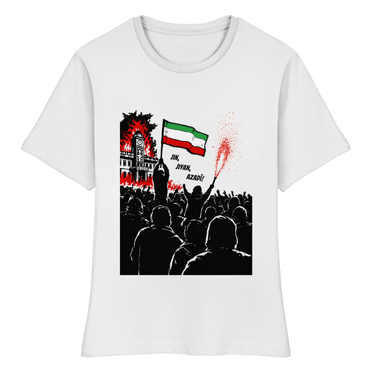 Jin, Jiyan, Azadi! - Tailliertes T-Shirt