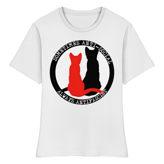Sometimes Anti-social - Tailliertes T-Shirt