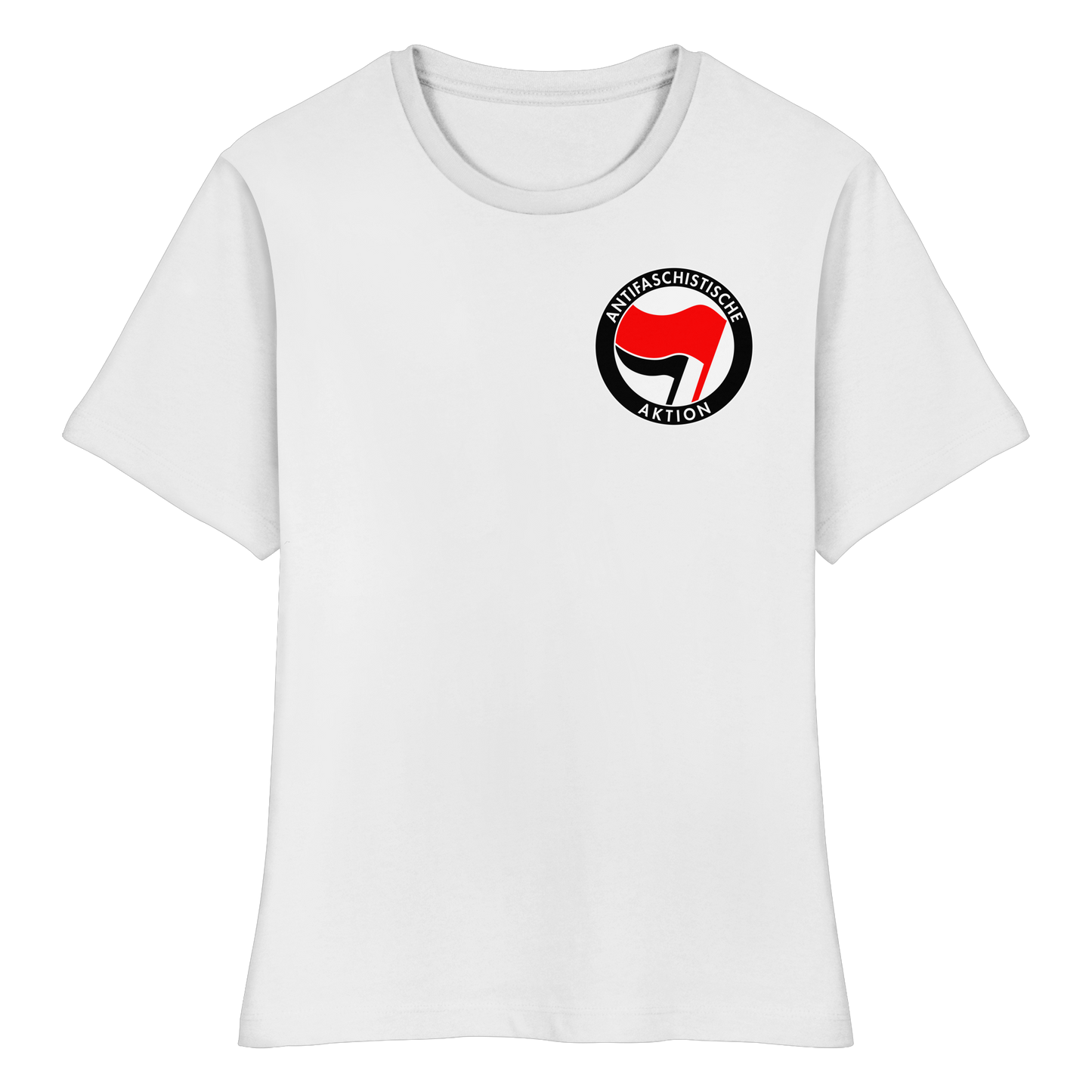 Antifaschistische Aktion (Kleiner Druck) - Tailliertes T-Shirt