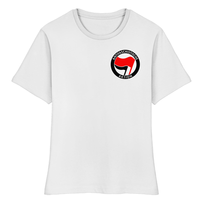 Antifaschistische Aktion (Kleiner Druck) - Tailliertes T-Shirt