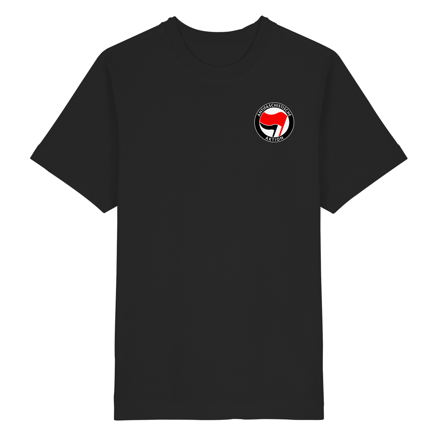 Antifaschistische Aktion (Kleiner Druck) - Oversized T-Shirt