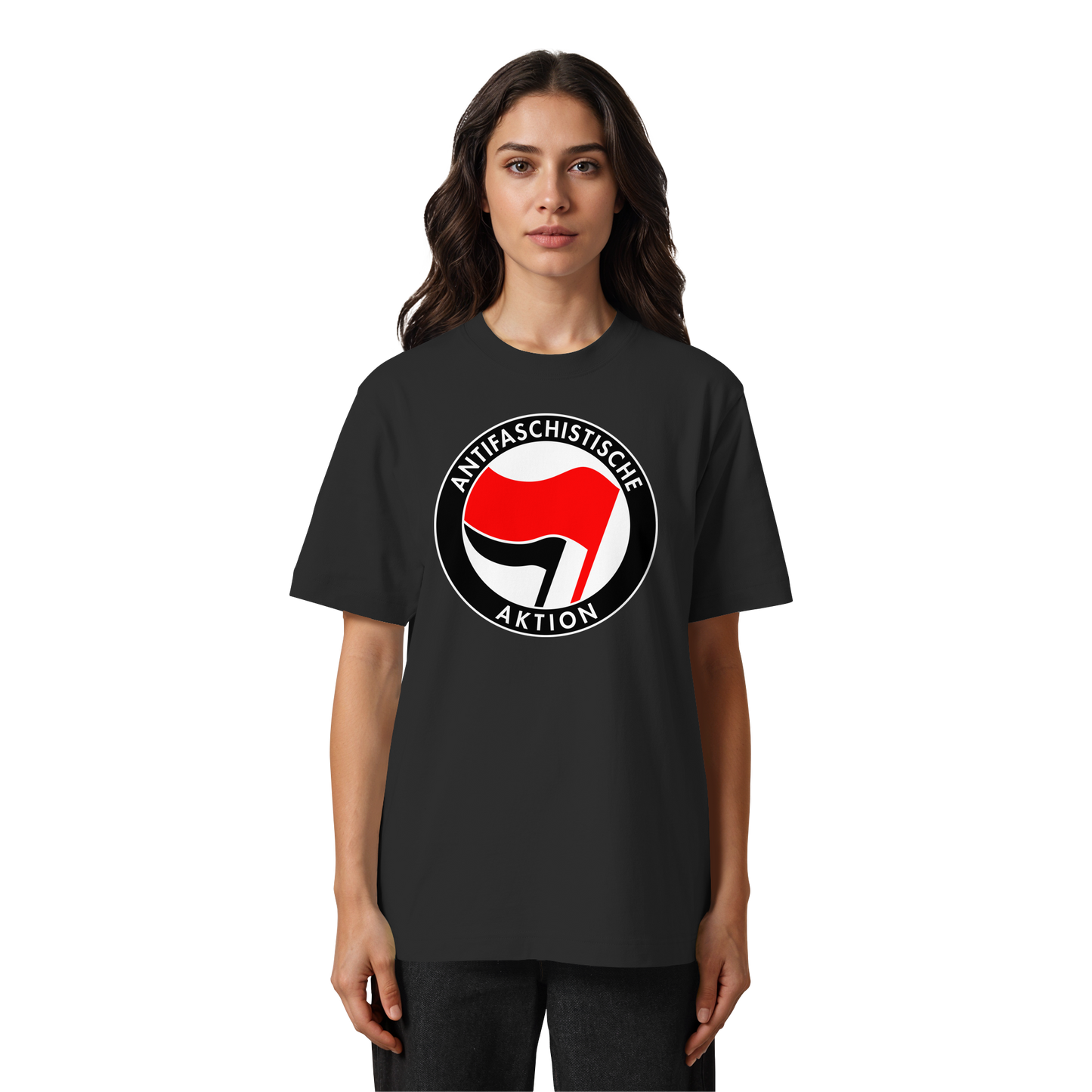 Antifaschistische Aktion - Oversized T-Shirt