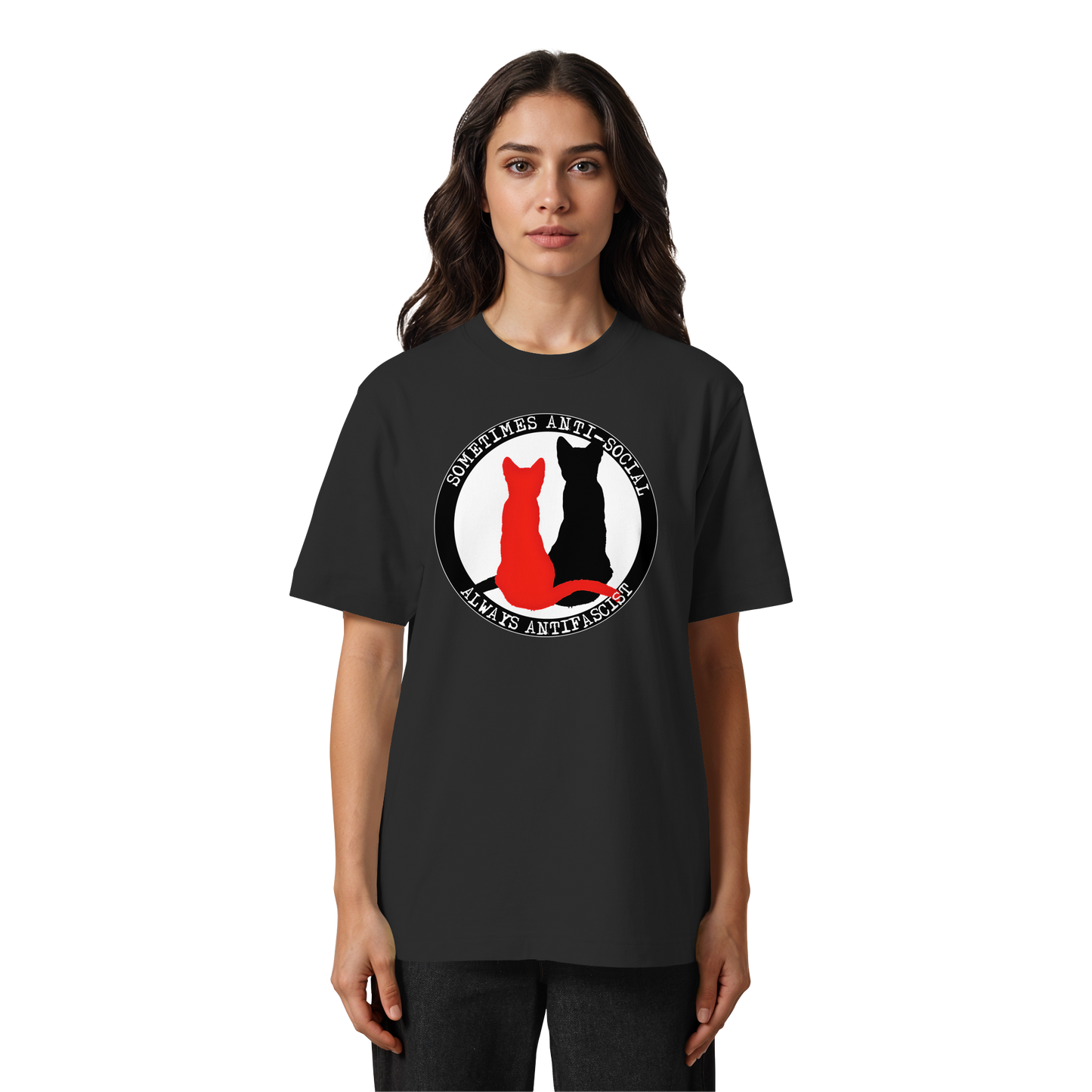 Sometimes Anti-social - Oversized T-Shirt