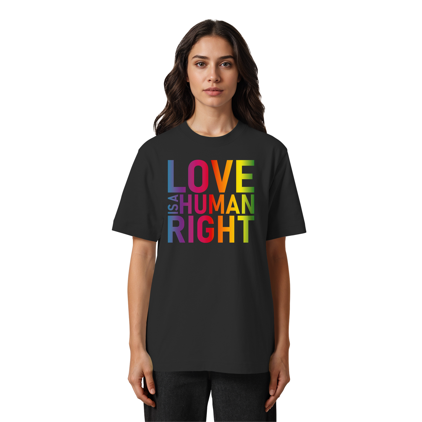 Love is a human right - Oversized T-Shirt