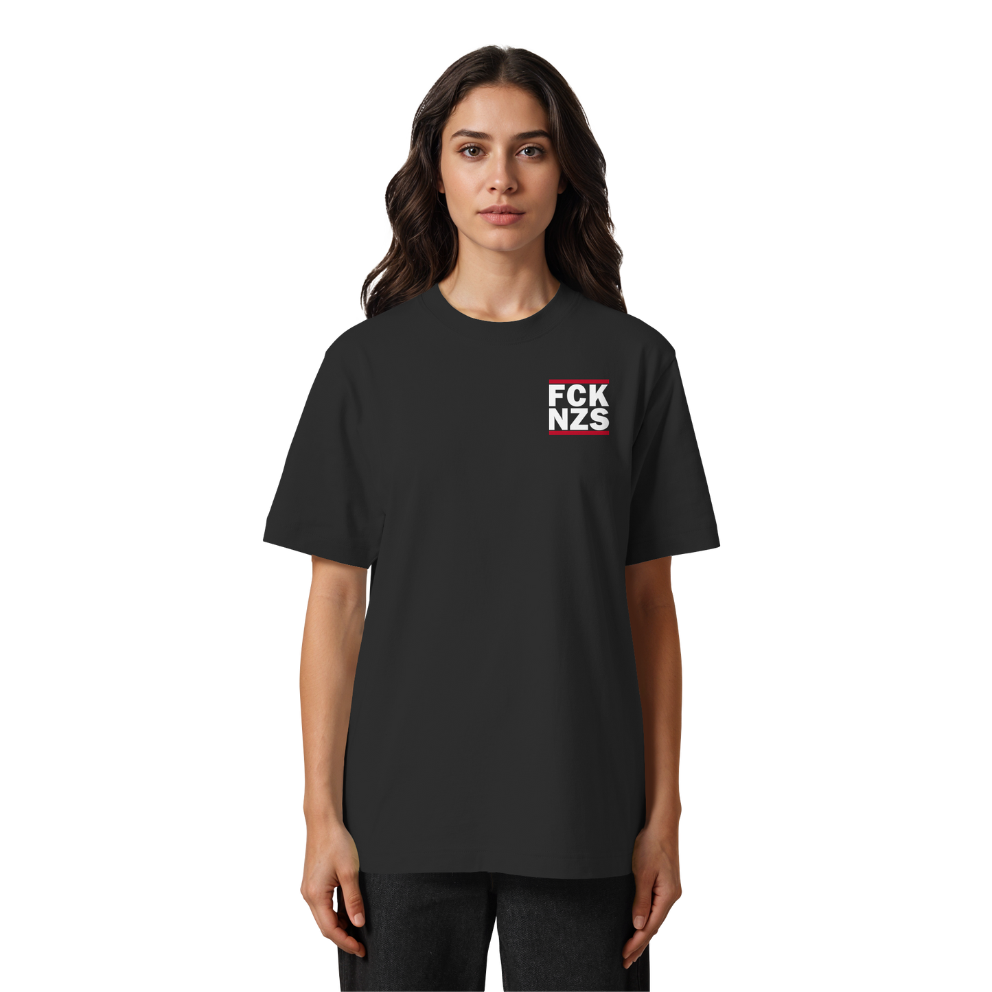 FCK NZS (Kleiner Druck) - Oversized T-Shirt