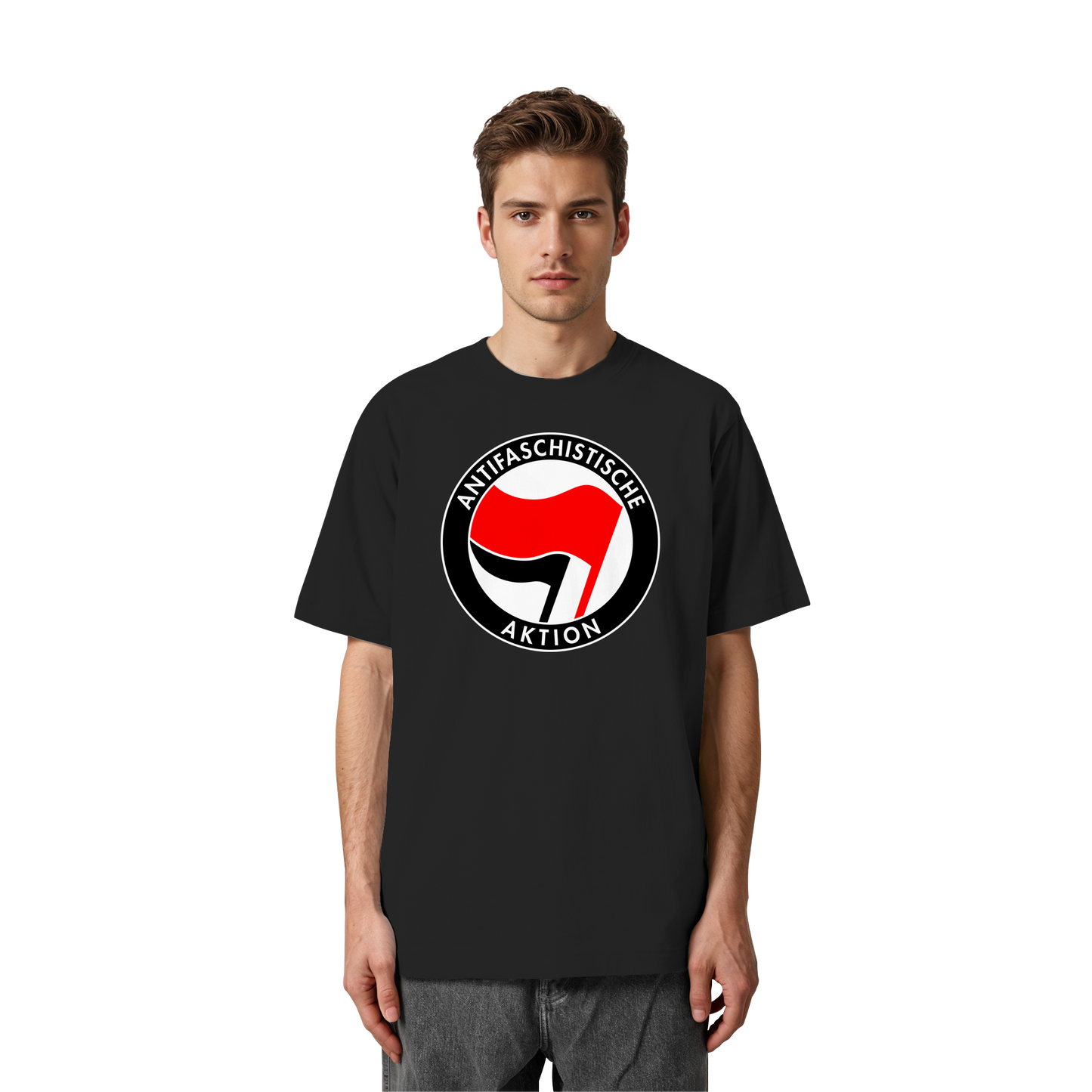 Antifaschistische Aktion - Oversized T-Shirt