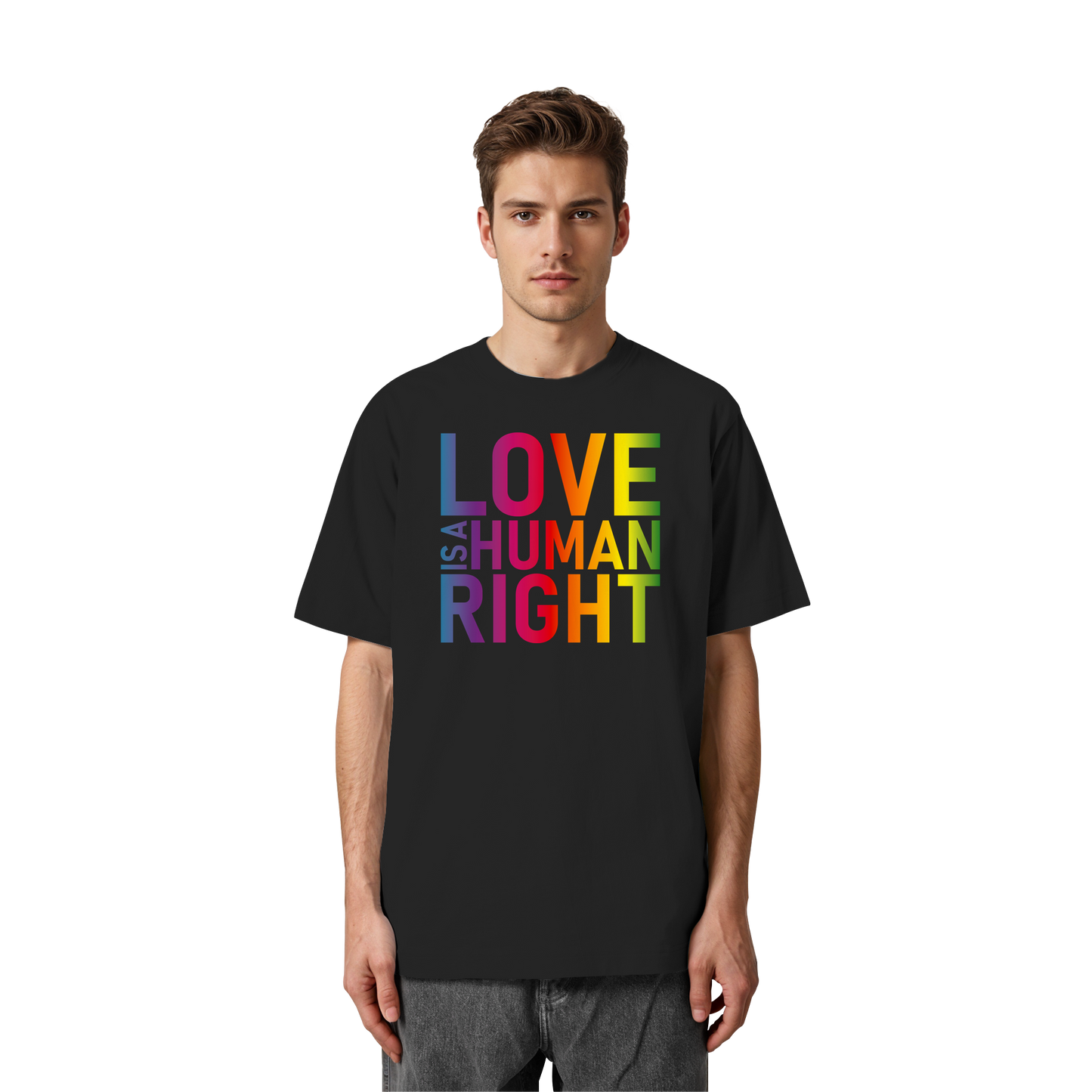 Love is a human right - Oversized T-Shirt