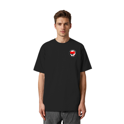Antifaschistische Aktion (Kleiner Druck) - Oversized T-Shirt