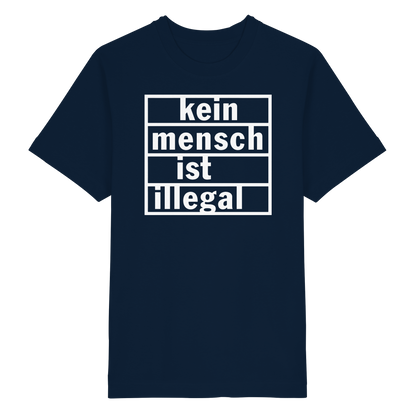 Kein Mensch ist illegal (Weiß) - Oversized T-Shirt