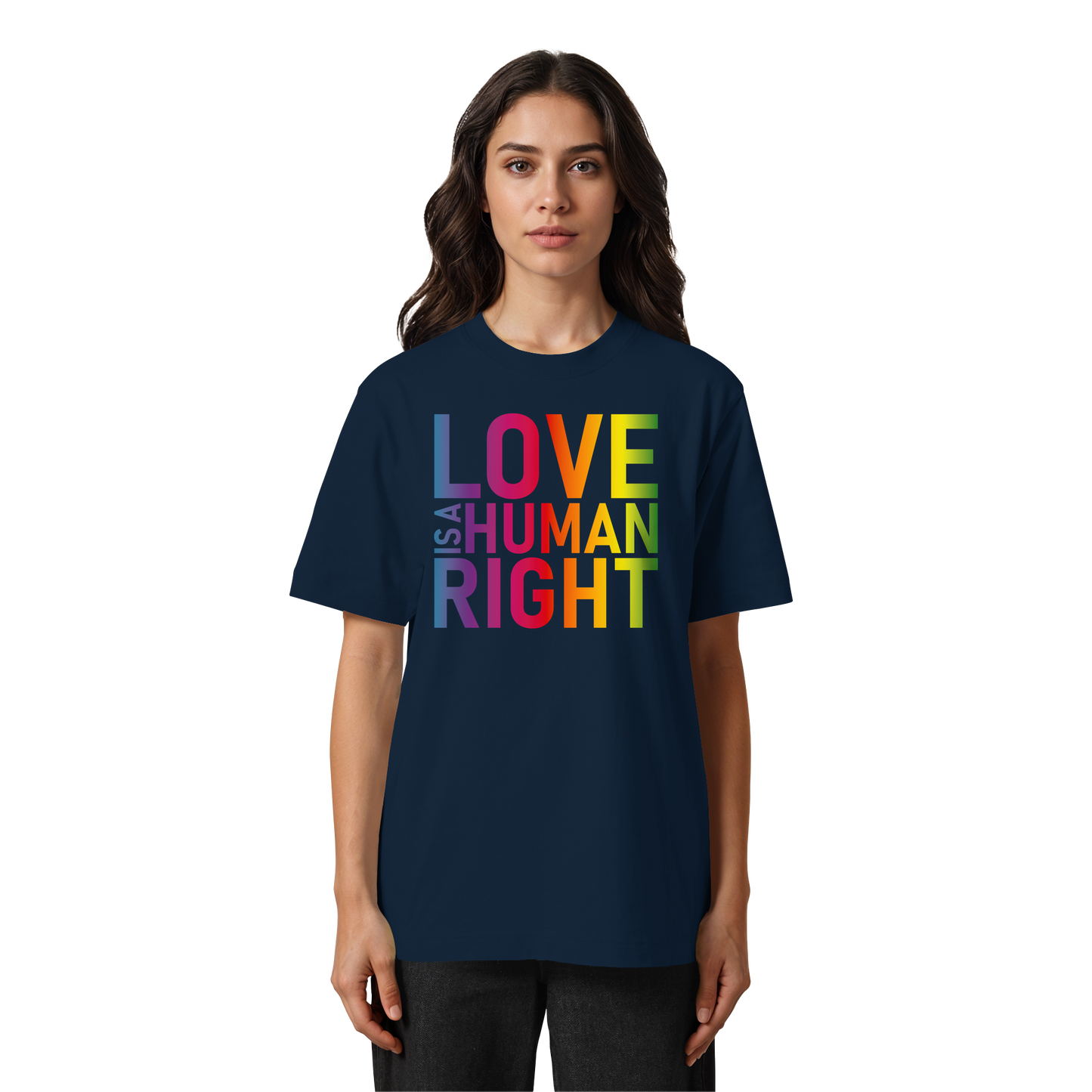 Love is a human right - Oversized T-Shirt