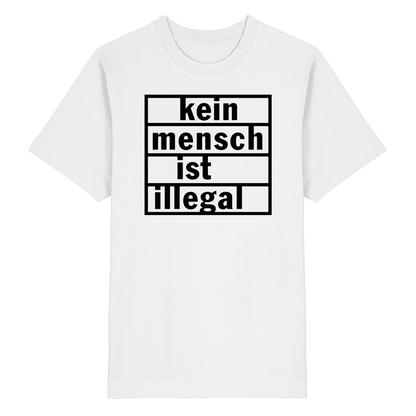 Kein Mensch ist illegal (Schwarz) - Oversized T-Shirt
