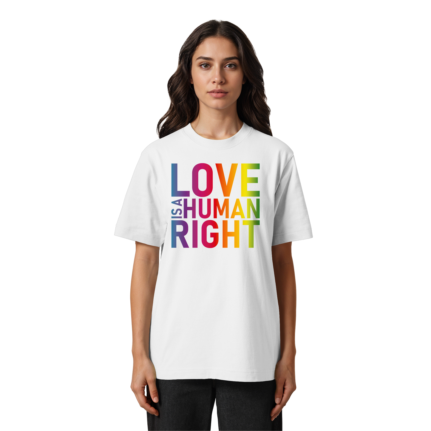Love is a human right - Oversized T-Shirt