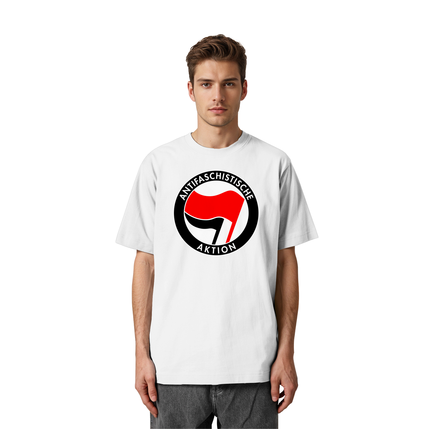 Antifaschistische Aktion - Oversized T-Shirt