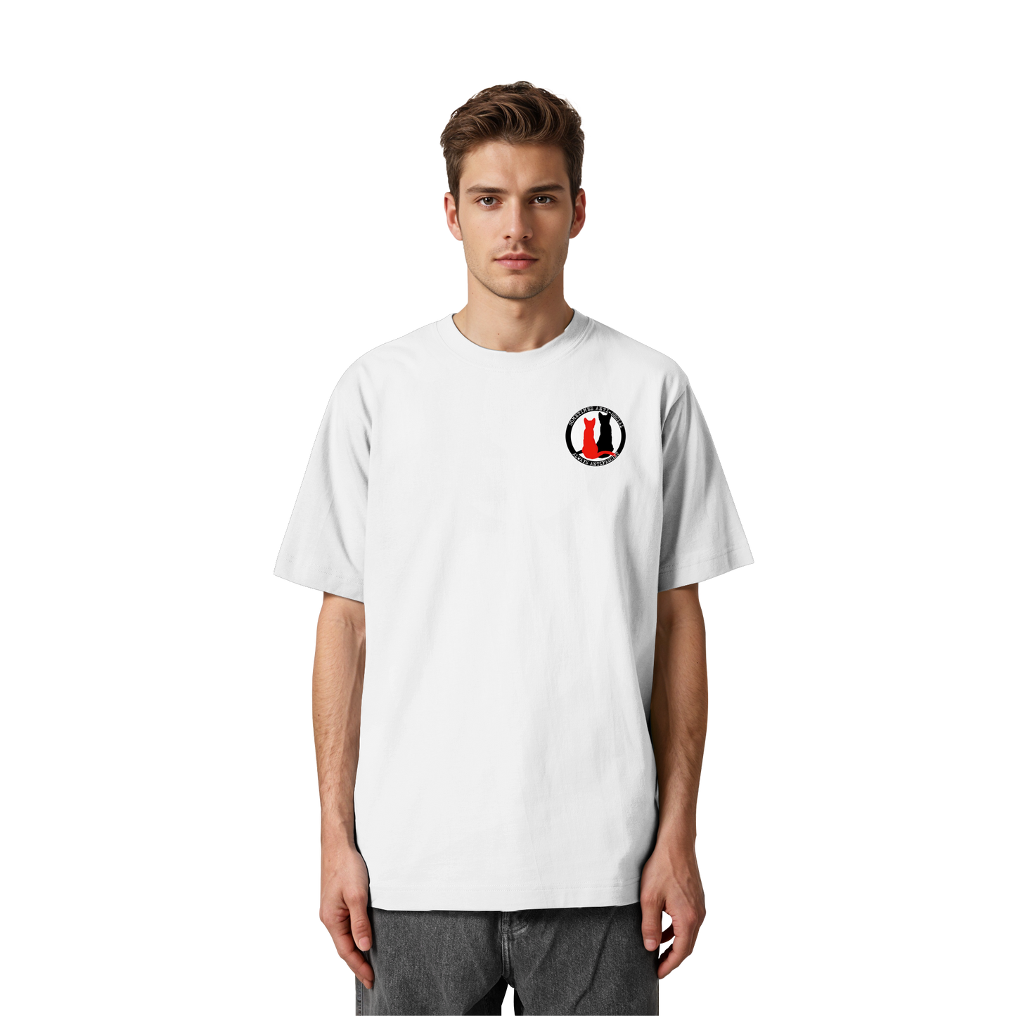 Sometimes Anti-social (Kleiner Druck) - Oversized T-Shirt