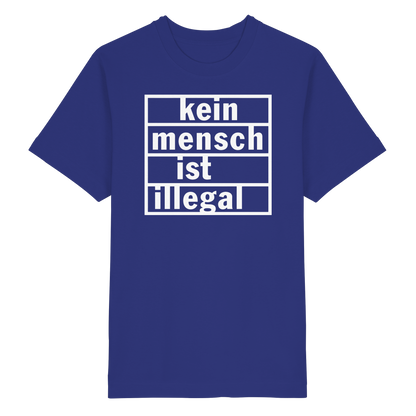 Kein Mensch ist illegal (Weiß) - Oversized T-Shirt