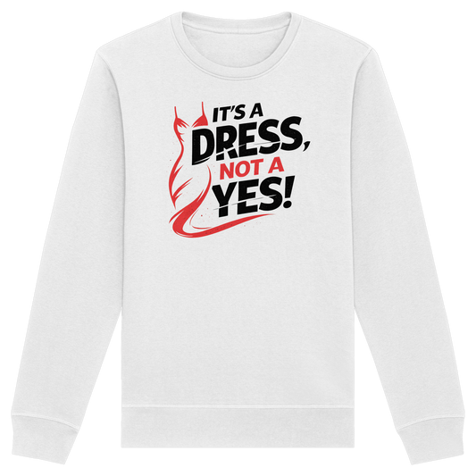 It's a dress, not a yes (Schwarz/rot) - Sweatshirt