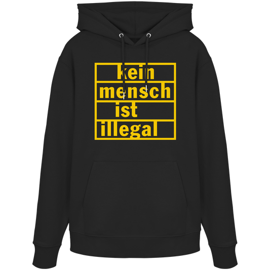 Kein Mensch ist illegal (Gelb) - Hoodie