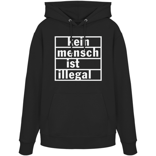 Kein Mensch ist illegal (Weiß) - Hoodie