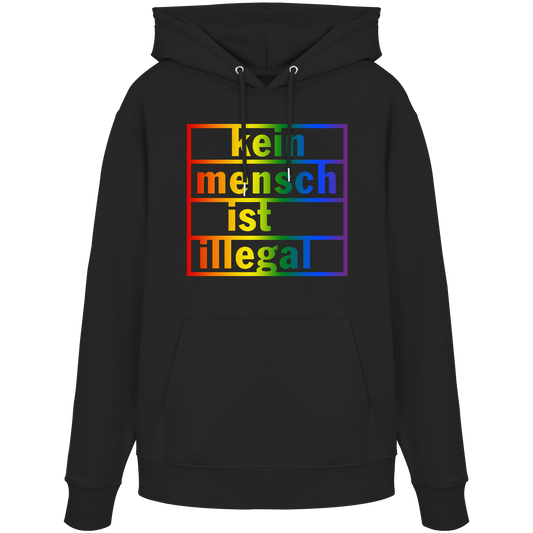Kein Mensch ist illegal (Regenbogen) - Hoodie