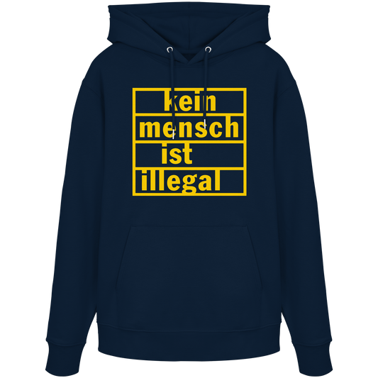 Kein Mensch ist illegal (Gelb) - Hoodie