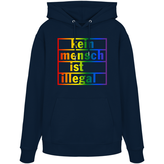Kein Mensch ist illegal (Regenbogen) - Hoodie