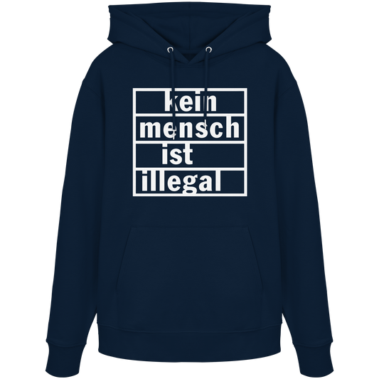 Kein Mensch ist illegal (Weiß) - Hoodie