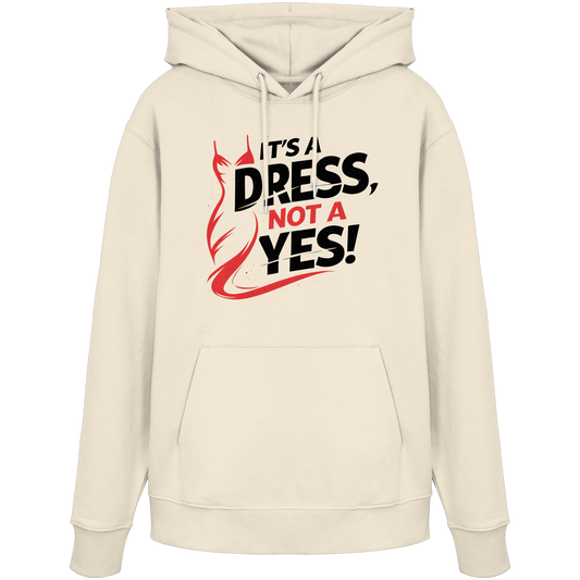 It's a dress, not a yes (Schwarz/rot) - Hoodie