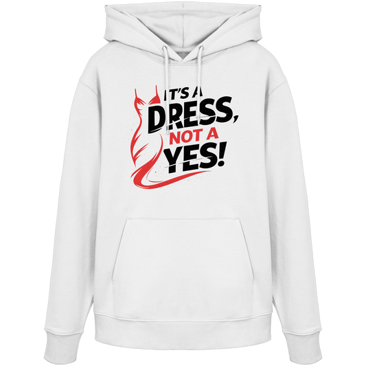 It's a dress, not a yes (Schwarz/rot) - Hoodie