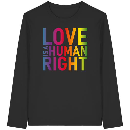 Love is a human right - Longsleeve