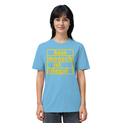 Kein Mensch ist illegal (Gelb) - T-Shirt