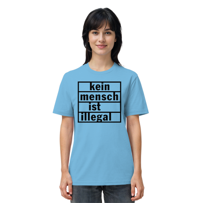 Kein Mensch ist illegal (Schwarz) - T-Shirt