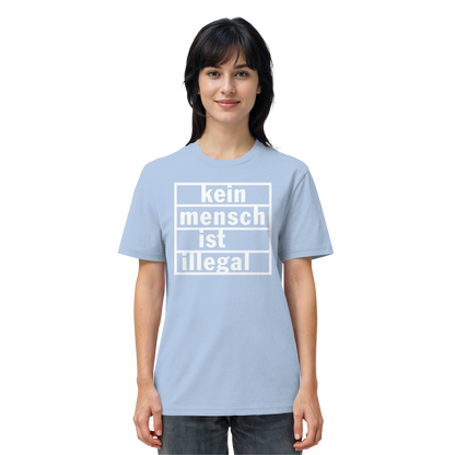 Kein Mensch ist illegal (Weiß) - T-Shirt