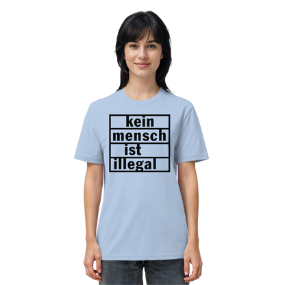 Kein Mensch ist illegal (Schwarz) - T-Shirt