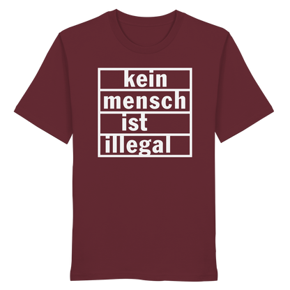Kein Mensch ist illegal (Weiß) - T-Shirt