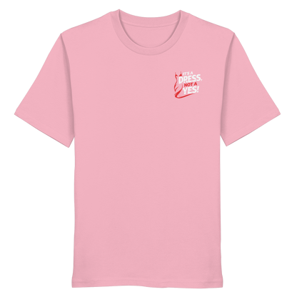 It's a dress, not a yes (Weiß/rot; kleiner Druck) - T-Shirt