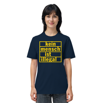 Kein Mensch ist illegal (Gelb) - T-Shirt